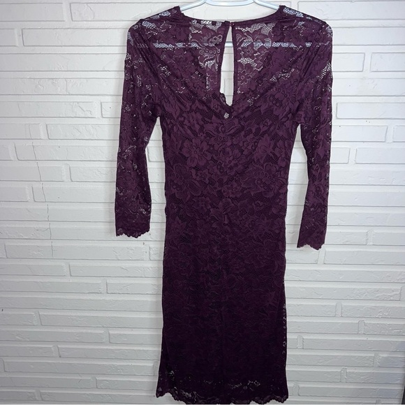 H&M Mama Wine Maternity Lace bodycon dress, Women’s Size Extra Small - Picture 6 of 6